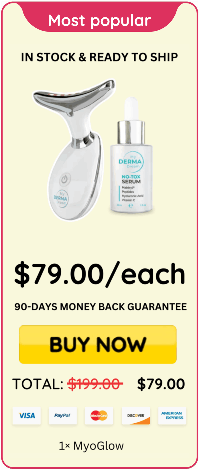 Myoglow offer price